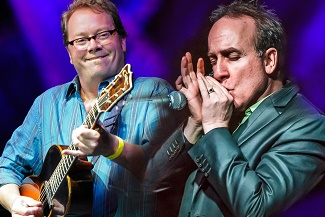 Rick Fines, Roly Platt, blues music, blues, harmonica, guitar, concert, live music, oak bay, beacon ridge productions