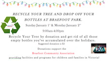 Tree Recycling, bottle drive