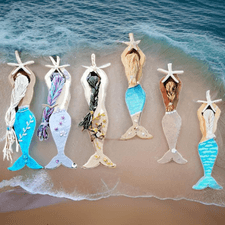 beach, mermaid, art, crafts, craft nights