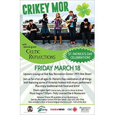 St. Patrick's Day, Ceilidh, Irish Music, Traditional Irish, Crikey Mor, Celtic Reflections