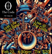 Live Jazz Funky Fat Tuesday New Orleans Jazz at The Coda Nightclub