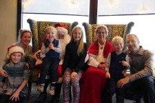 breakfast, santa, christmas, pancakes