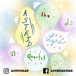 music, jazz, quartet, astrid, guitar, saxophone, bass, drums, live