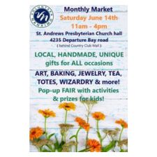 Volunteer Nanaimo Monthly Market - June 2025
