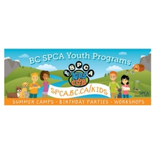 bc spca, bcspca, spca, kids, birthday, party, fun, activities, animals