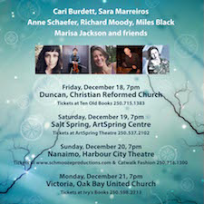 Music, Winter Solstice, Christmas, concert, singing, vocal, improvisation, violin, dance