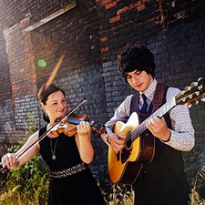 qristina and quinn bachand, bachand, qristina, quinn, celtic, folk, guitar, fiddle, violin, concert, live music