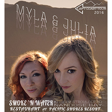 Myla, Julia Bentley, Live, singer, songwriter, Smoke 'n water, pacific shores resort, nanoose, parksville, qualicum, nanaimo, best, things to do, live music, tuesday, august, 9, food, drinks, wine