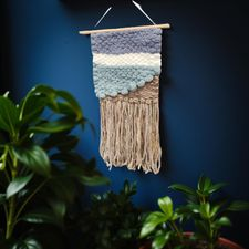 arts, crafts, weaving, wall-hanging, coastal-decor, fiber-art, tapestry, lostartsclub