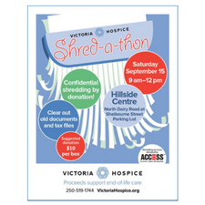 Victoria Hospice, Community, Document Shredding, confidential, 